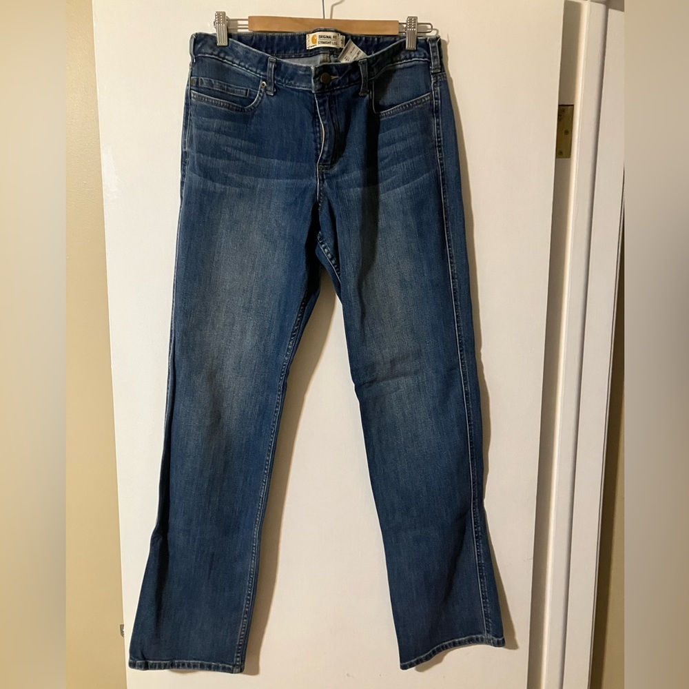 Carhartt straight leg jeans - 12 tall